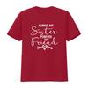 Immer Meine Schwester Für Immer Freundin T-Shirt vintage gewaschen Herren Oberteil Für Jeden Tag streetwear Unisex Grafik Bequem