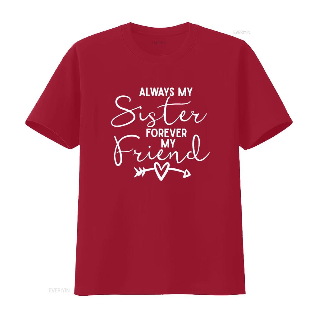 Immer Meine Schwester Für Immer Freundin T-Shirt vintage gewaschen Herren Oberteil Für Jeden Tag streetwear Unisex Grafik Bequem