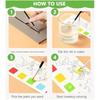 Glun Watercolour Painting Notepad For Kids Up To 4 Years, 20 Pages & 1 Paint Brush, Drawing Activity Kit (Pack Of 2)