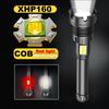 High-Powered Outdoor Flashlight - XHP160 & P90/P70 Emergency Rechargeable Camping Light