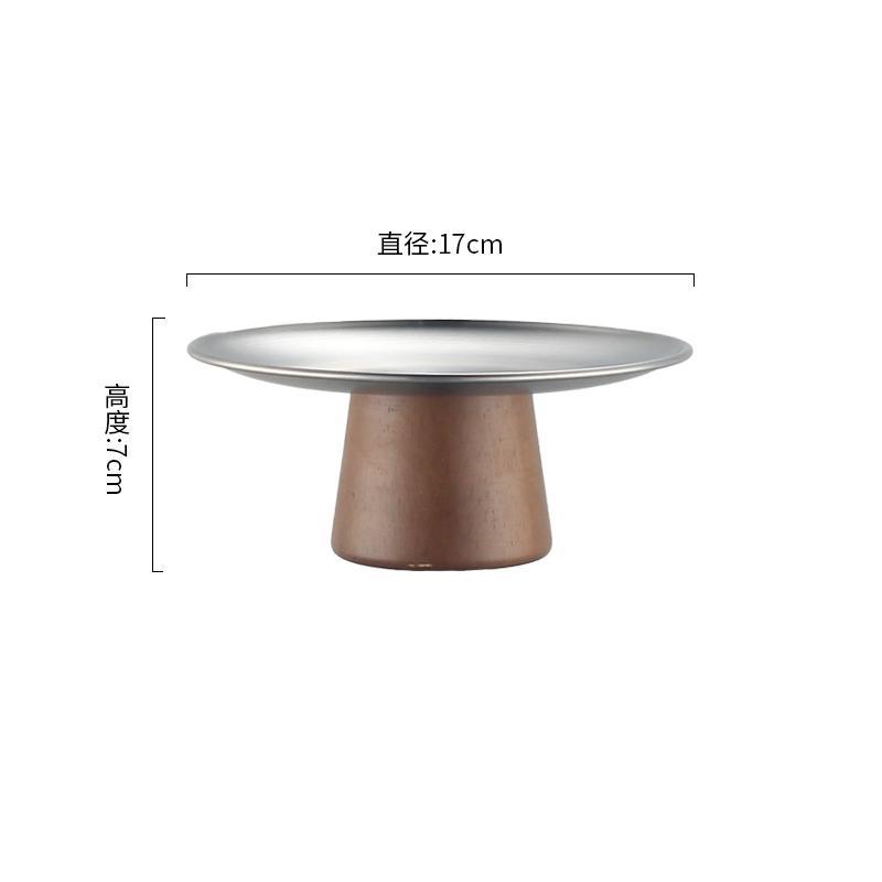 

Высококачественные тарелки для закусок из нержавеющей стали, легкие, роскошные, во французском стиле, для гостиной, подносы для фруктов, креативная бытовая посуда