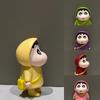 1 pieza 10 cm Kawaii Crayon Shin Chan Figura de Anime Impermeable Pvc Lindo Modelo de Colección Figura de Acción Juguetes Niños Niños Cumpleaños
