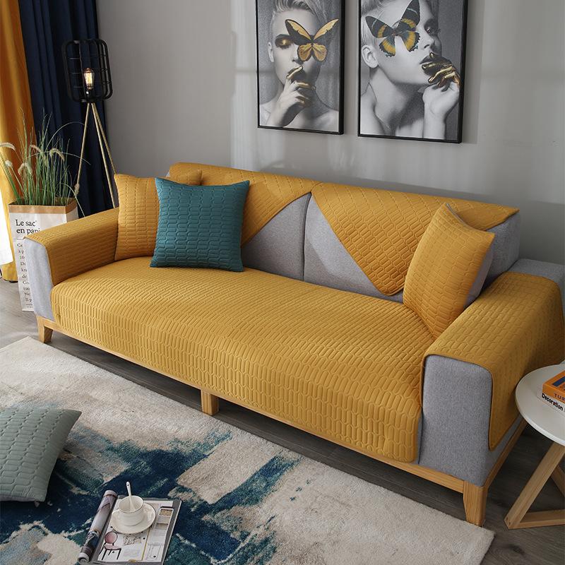 LaTeX Sofa Cushion Simple Summer Ice Silk Summer Mat Cushion Non-Slip Leather Sofa Cover Cover Cloth