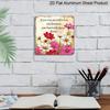 2D Flat, 1pc Vintage Aluminium Wall Sign Suitable for Bedroom & Living Room Decor - Thick Retro Decoration Panel, Perfect Housewarming Gift for Home