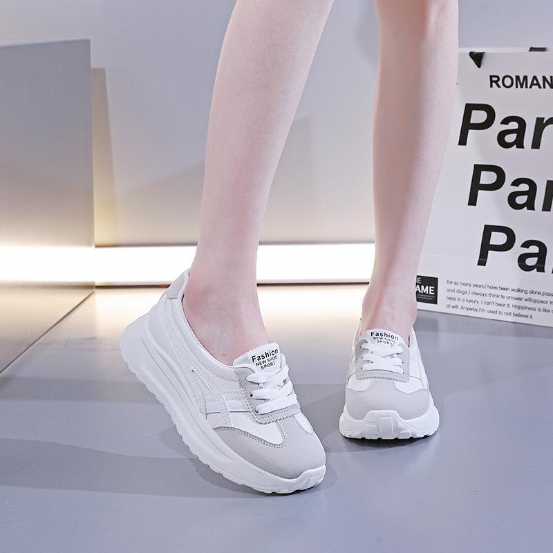 Forrest Gump Shoes Platform Sneakers Women's 2025 Spring and Autumn New Fashion Little White Shoes Versatile Shoes Female Student RL-K01