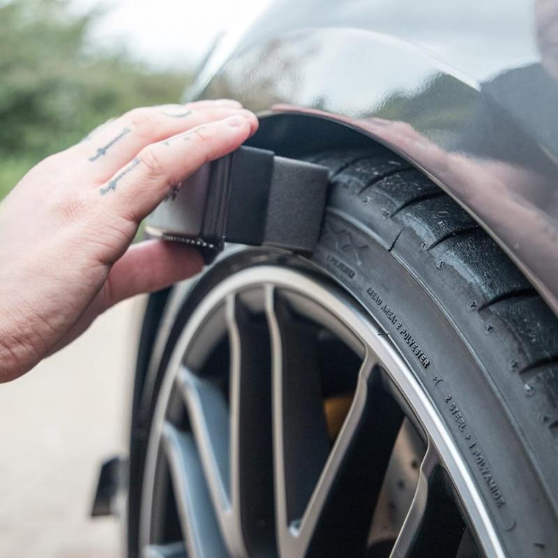 Auto Reifen Wachsbürste Polieren Reinigen Wischen Waschen Reifen Schwammbürsten Autowäsche und Wartung