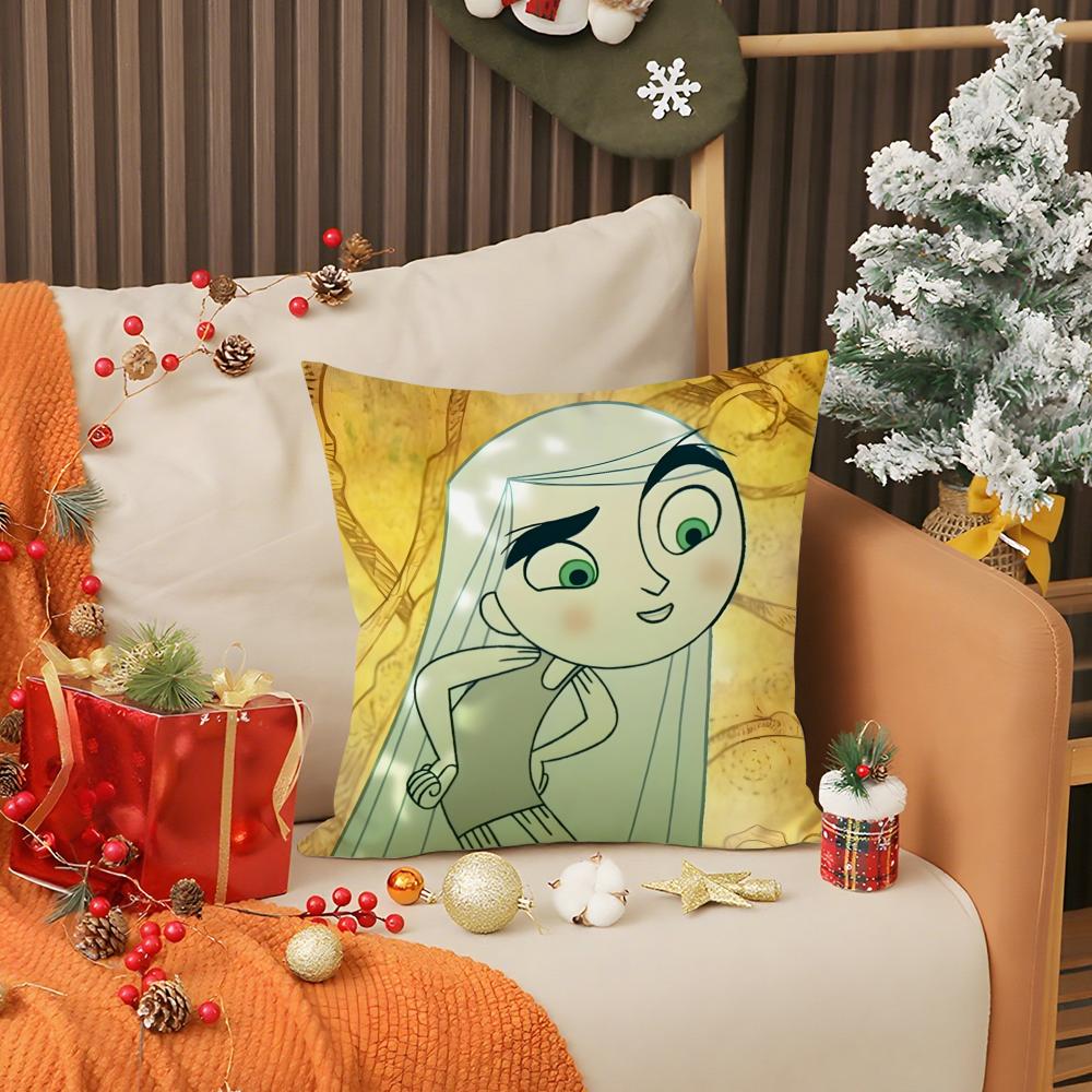 Cartoon Movie TThe Secret of Kells Pillow Case Printing Pillowcase Living Room Sofa Cushion Cover Bedroom Room Decor