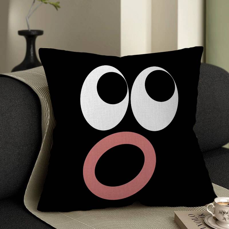 Emoji Cushion Cover Pillowcase Upholstery Sofa Throw Pillow Home Decor Pillowcas