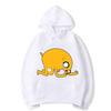 Adventure Time Animation TV Series Jake Cartoon Pattern Pullover for Men and Women Harajuku Fashion Street Harajuku