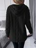 Autumn & Winter Diamond Pattern Double-sided Fleece Mid-length Cardigan Coat - Cozy & Warm