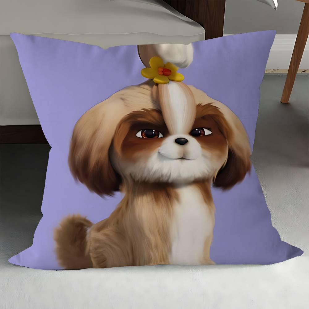 

Подушка Секретне життя домашніх тварин Подарунок Декор для дому та офісу Спальня Диван Автомобіль Наволочка 45x45 12x12Inch