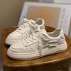 Leather little white shoes women's soft-soled women's shoes spring new versatile flat baseplate shoes casual sports shoes