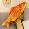 3D Simulation Gold Fish Plush Playthings Stuffed Soft Animal Carp Plush Pillow Creativity Sofa Pillow Cushion Gift Idea Children Toy Room Decoration