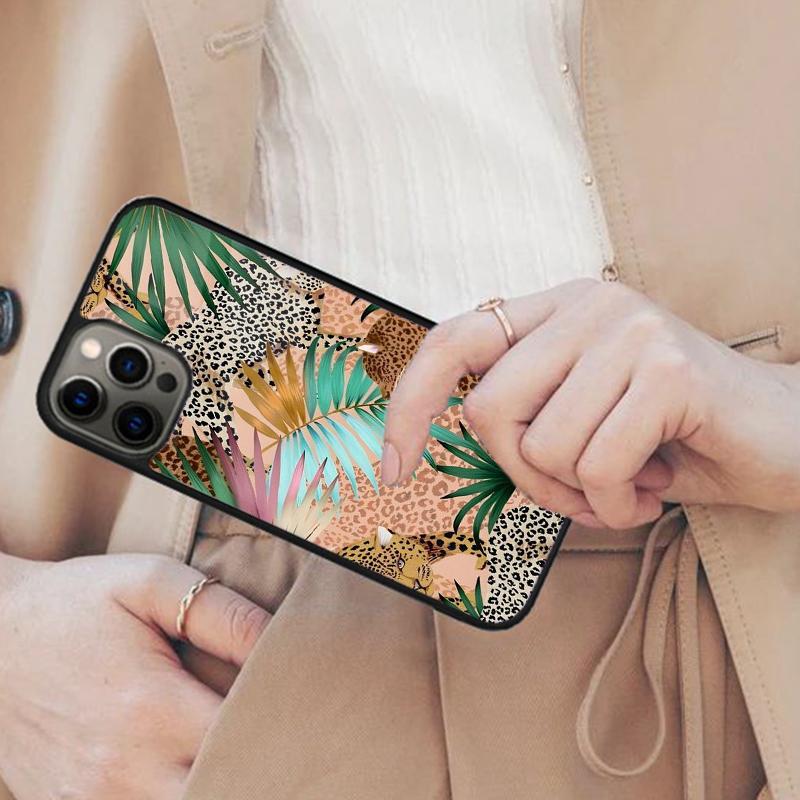 Classic Leopard Tiger Magnetic Phone Case For APPLE iPhone 17 Air 16 14 13 12 Pro Max 15 Plus Wireless Charge With MagSafe Cover
