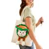 Breathable Canvas Pet Sling Carrier Crossbody Head-Out Window Lightweight Escape-Proof Small Dog Cat