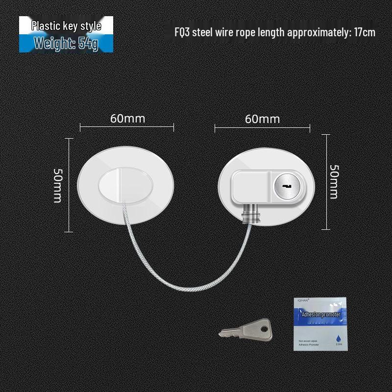 

Multi-Purpose Child Safety Lock for Fridge & Windows – No-Drill Baby Latch