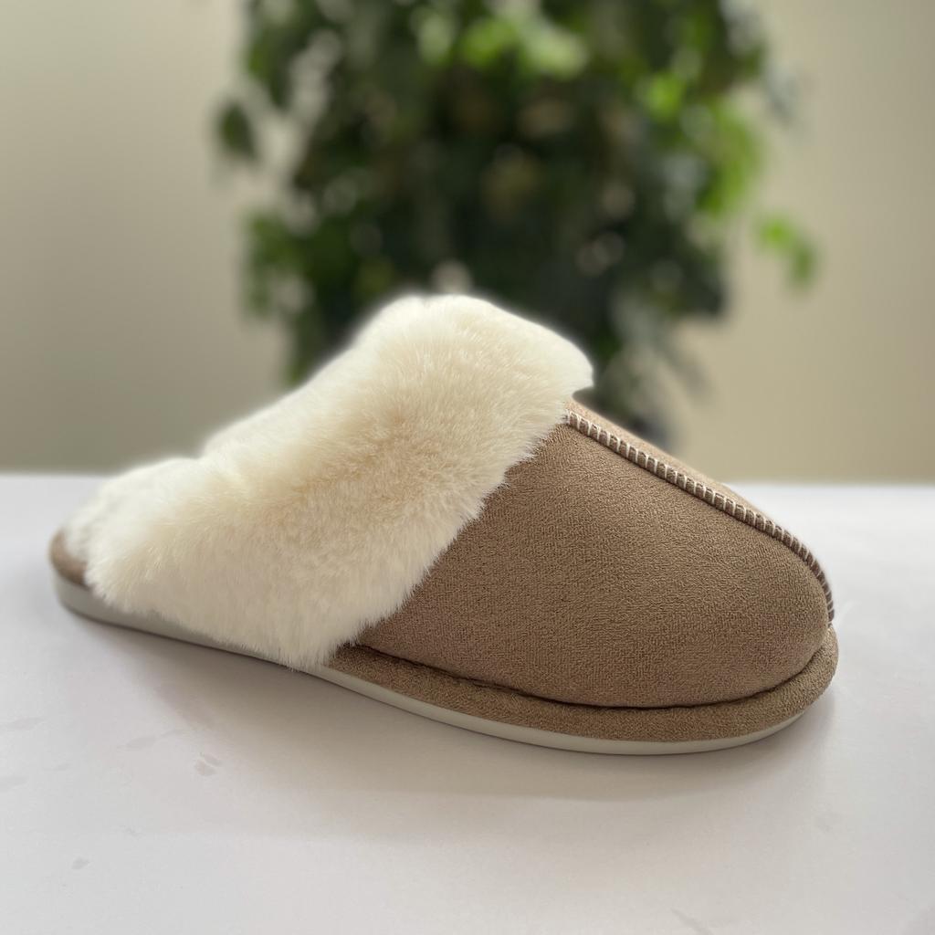 Fashion Fashion Retro Home Women Slippers Winter New Round Flat Shoes Simple Versatile Women Cotton Slippers Comfor Anti Slip Women Shoe