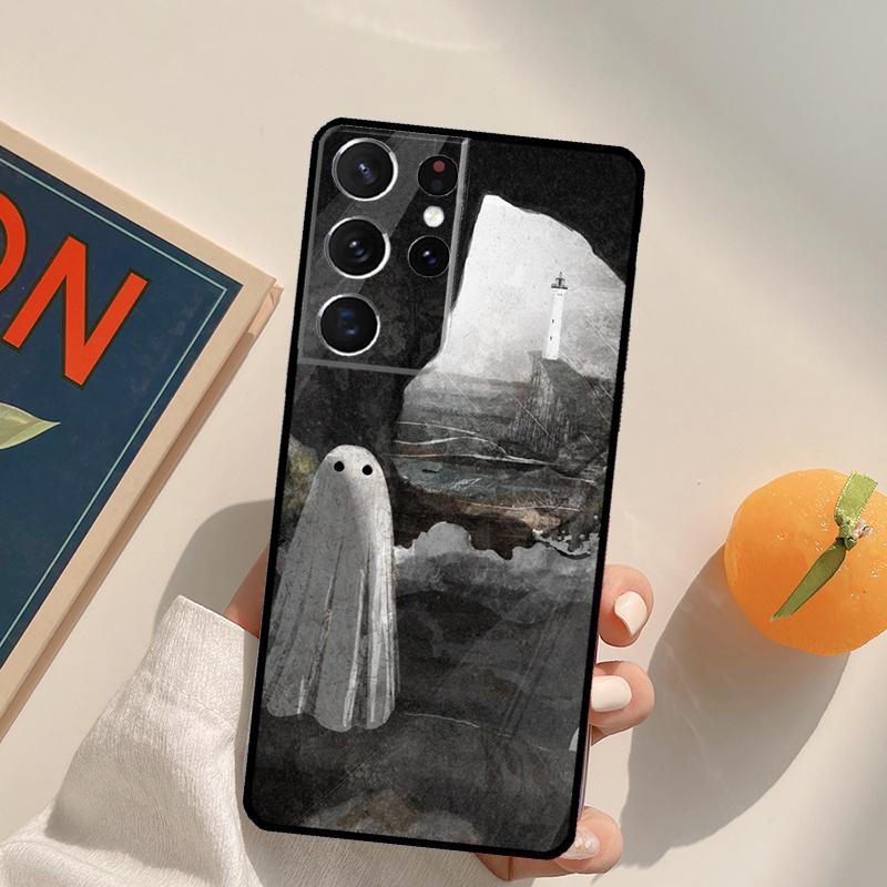 Cute Ghost Phone Case For Samsung Galaxy S23 S26 Ultra S20 S21 S22 S24 S25 S10 Plus S25 FE Back Cover