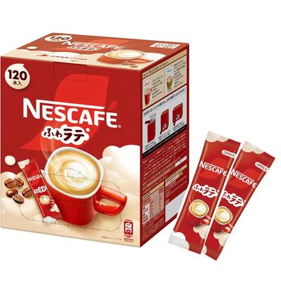 [Große Kapazität] Nescafé Excella Fuwa Latte Instant-Kaffee, 120 Stäbchen