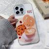 Suitable for Apple 16PM Creative Coffee Mobile Case Summer IPhone 13pro Large Hole IMD All Inclusive 15 Protection Case