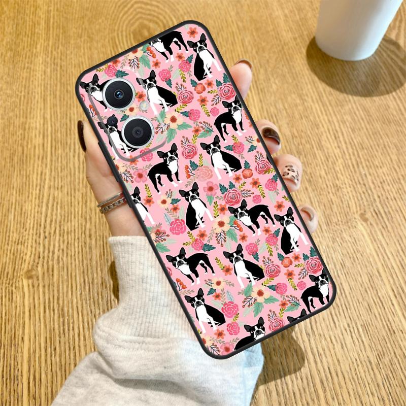 Boston Terrier Dog Funda For OPPO Reno 7 8 Lite 14 F 13F 12F 11F 13 12 11 10 Pro OPPO Find X9 X8 X6 X5 Pro Case