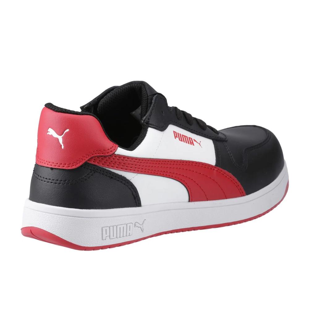 Puma Safety Mens Frontcourt Leather Low Safety Trainers