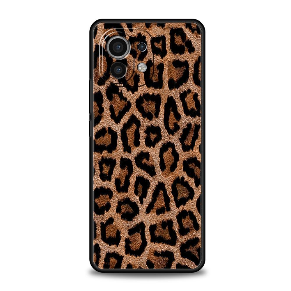 Sexy Trendy Leopard Print Phone Case For Xiaomi Mi 17 15T 15 14 14T 13T 12T Pro 12 13 Lite 5G 11T Poco X6 X7 X5 Pro Soft Cover