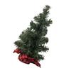 Miniature Christmas Tree Tabletop Decoration Realistic Pine Tree with Burlap Base Holiday Ornament Office Accessories