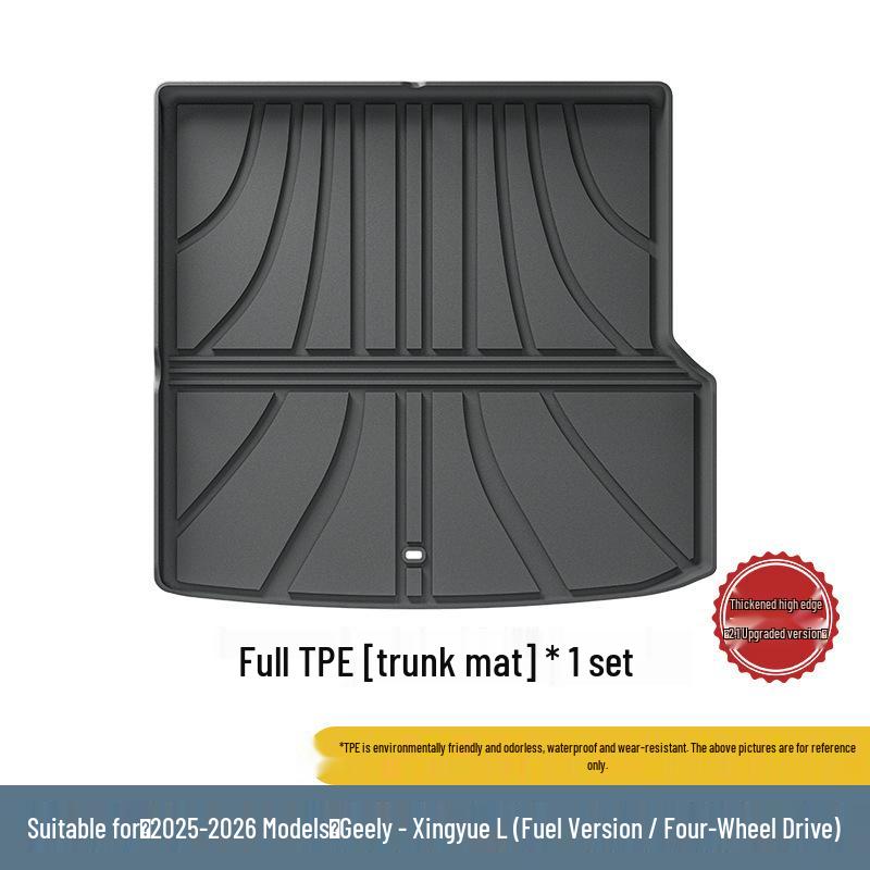 Floor Mats for 2021-2026 Geely Xingyue L: TPE Floor, Trunk, & Seat Back Mats