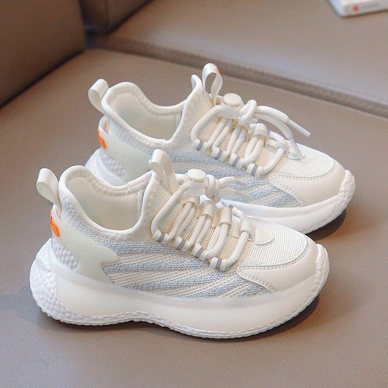 

2025 Детские дышащие сетчатые спортивные кроссовки - Быстросохнущие, Мягкая подошва, Унисекс 27 бежевый