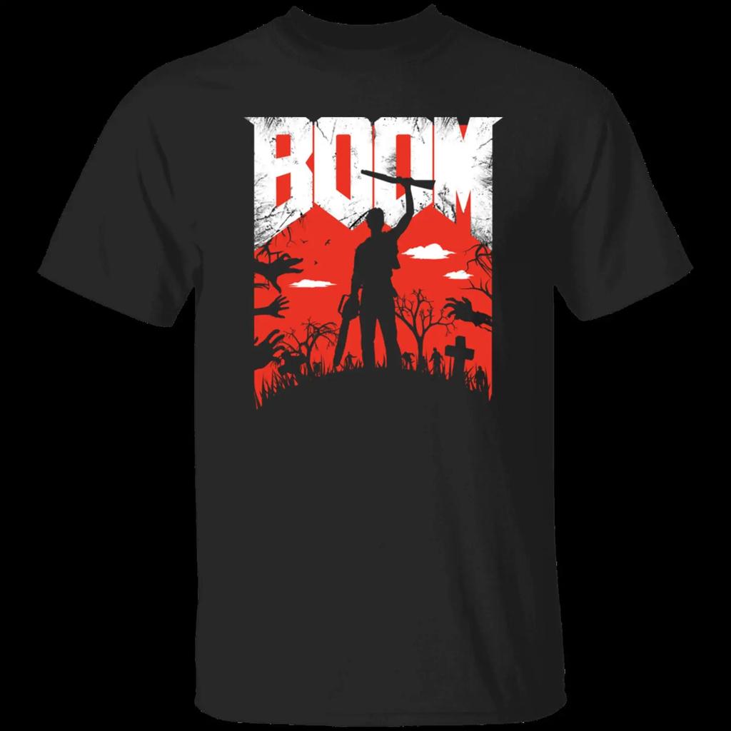 My Boomstick T Shirt Vintage Top For Everyday Wear Unisex Slightly Streetwear Stylish Stretched Comfortable Homme Casual