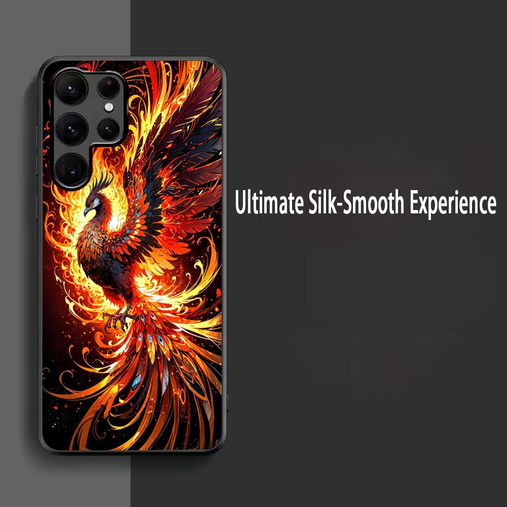

Phoenix classic cool design Phone Case For Samsung Galaxy S25 S24 S23 S22 S21 S20 Plus Ultra Note20 Limited Soft Black Samsung S22