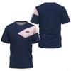 Camiseta Transpirable y Cómoda de Cuello Redondo con Estampado de Letras para Hombres, Top de Entrenamiento al Aire Libre para Tenis y Bádminton