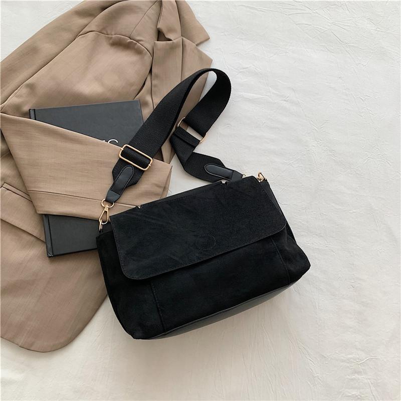 2024 New Stylish Vintage Corduroy Tote Bag Large Capacity Crossbody Bag For Women