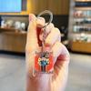 Acrylic Double-Sided Exam Blessing Keychain - Cute Cartoon Charm for Gaokao & Zhongkao