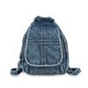 Fashion Dual-Use Denim Backpack Denim Fabric Large Capacity Travel Bag Multi-Functional Retro Backpack Casual Use
