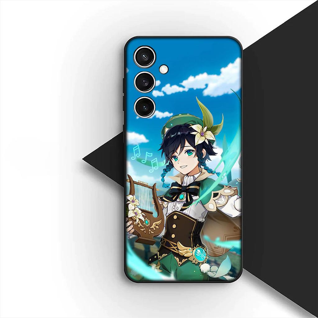 For Apple iPhone 16 14 15 Plus 11 Pro Max 16E ProMax + 16Plus 15+ 14+ Phone Cover Soft Case Genshin Venti Impact Xiao Keqing