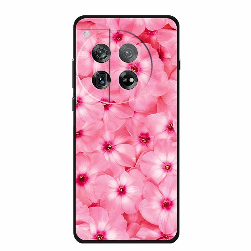 Marble Shell For OnePlus Ace 3 3 Pro Case Luxury Protector Soft Silicone Phone Cover for OnePlus 12R 12 R Colourful Black Fundas
