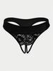 Lace Crotchless Thong Sexy See-through Panties for Women Underwears Erotic Crotch Opening Intimates Lingerie S M L XL