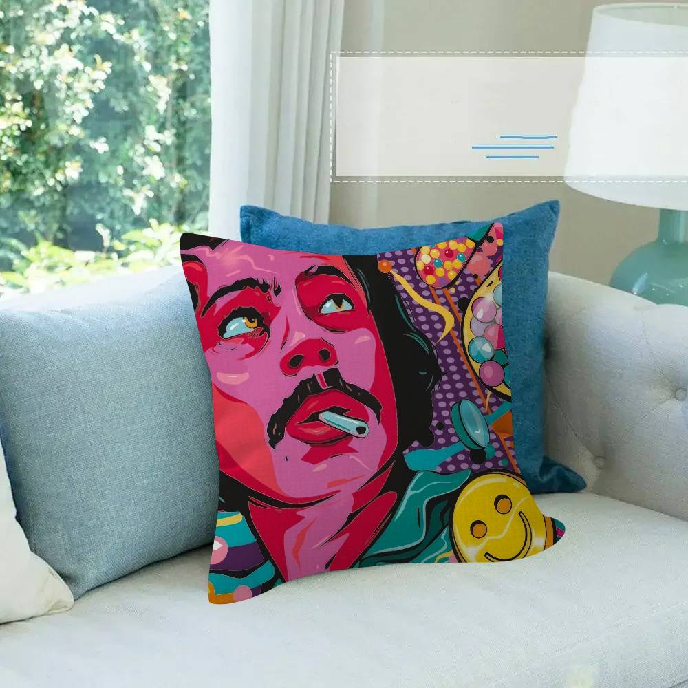 MOVIE Fear Loathing Las Vegas Cushion Cover Decorative Pillow Sofa Home Decor case pillow cases