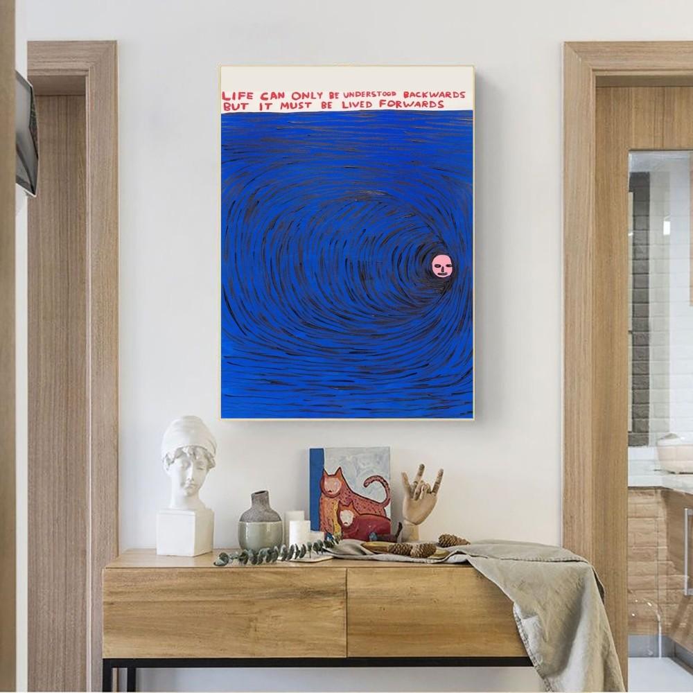 Umělecký plakát Bezrámový plakát na plátno Kraft Club Bar Vintage plakát Nástěnná malba Dekorativní obraz ložnice