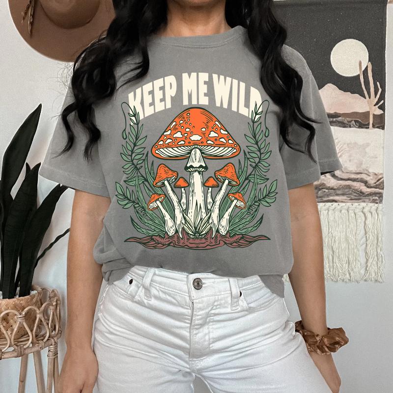 Snake Tee, Mystical Tee, Mushroom Tee, Celestial, Vintage Inspired, Unisex Tee, Comfort Colors T-shirt, Oversized Tee