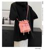 Women's Retro Fashion Bucket Bag - Single Shoulder & Crossbody Handbag