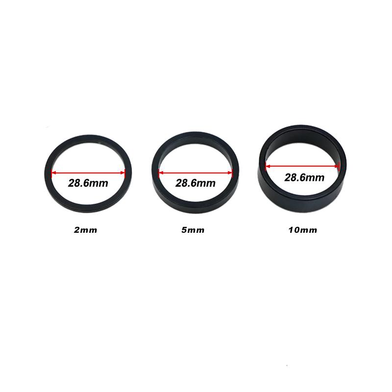 Fahrradgabel-Unterlegscheibe aus Kohlefaser und Aluminiumlegierung, Einstell-Headset-Abstandshalter, Lenkerring erhöhen, MTB, Rennrad, Gabel-Unterlegscheibe