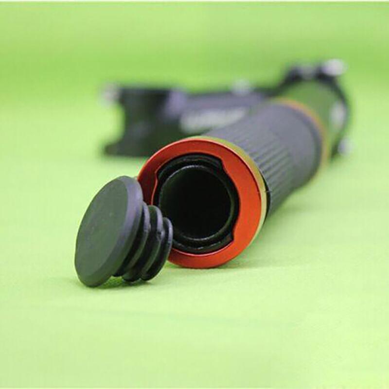 6pcs Bike Black Mini Rubber Grip Handlebar Bar End Plugs Stoppers Caps