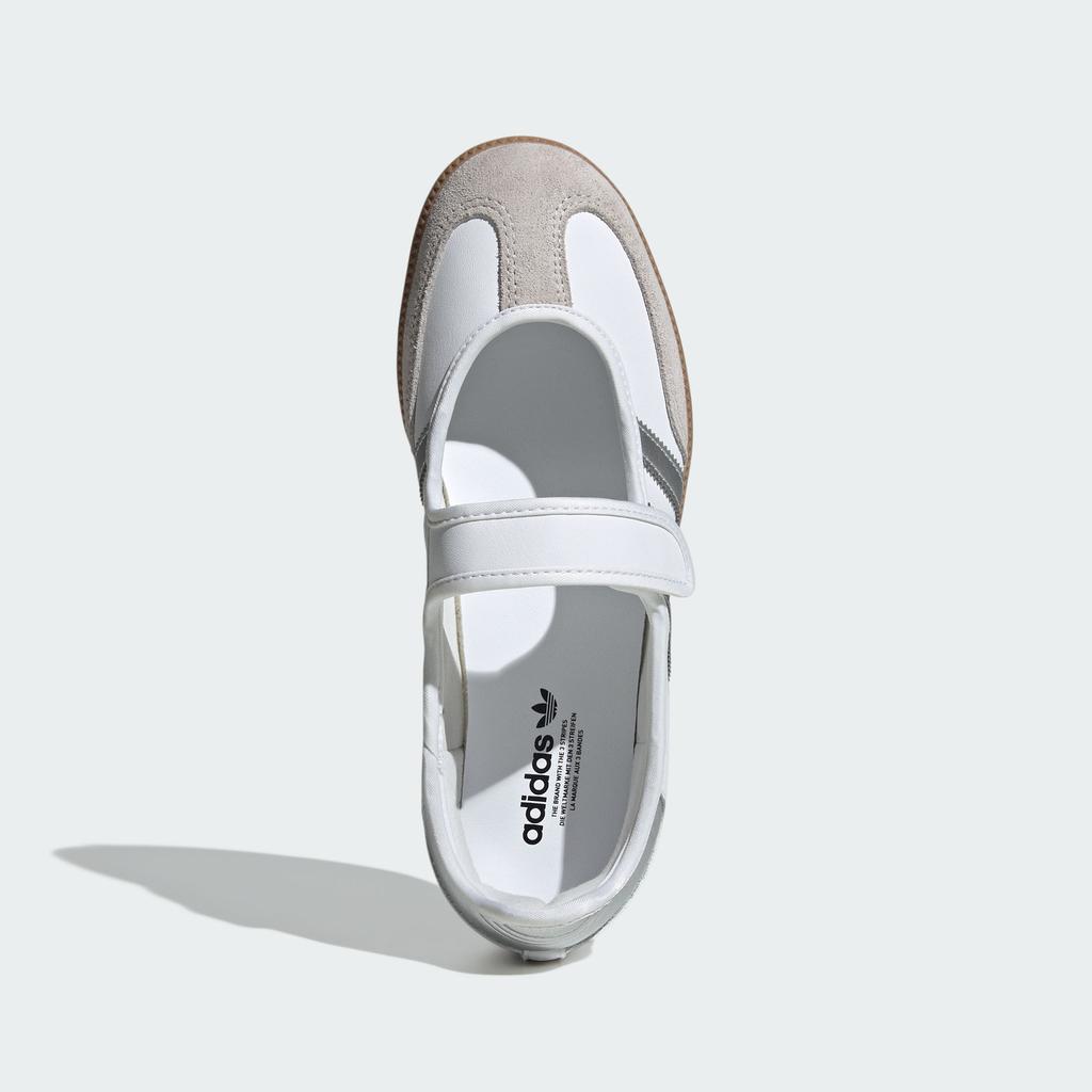 adidas Samba Jane White Silver Metallic (Women's)