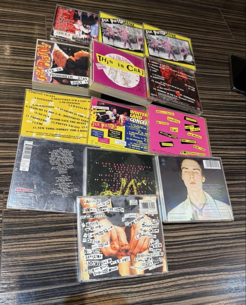 [USED] SEX PISTOLS 13 CD set including boot edition Sex Pistols