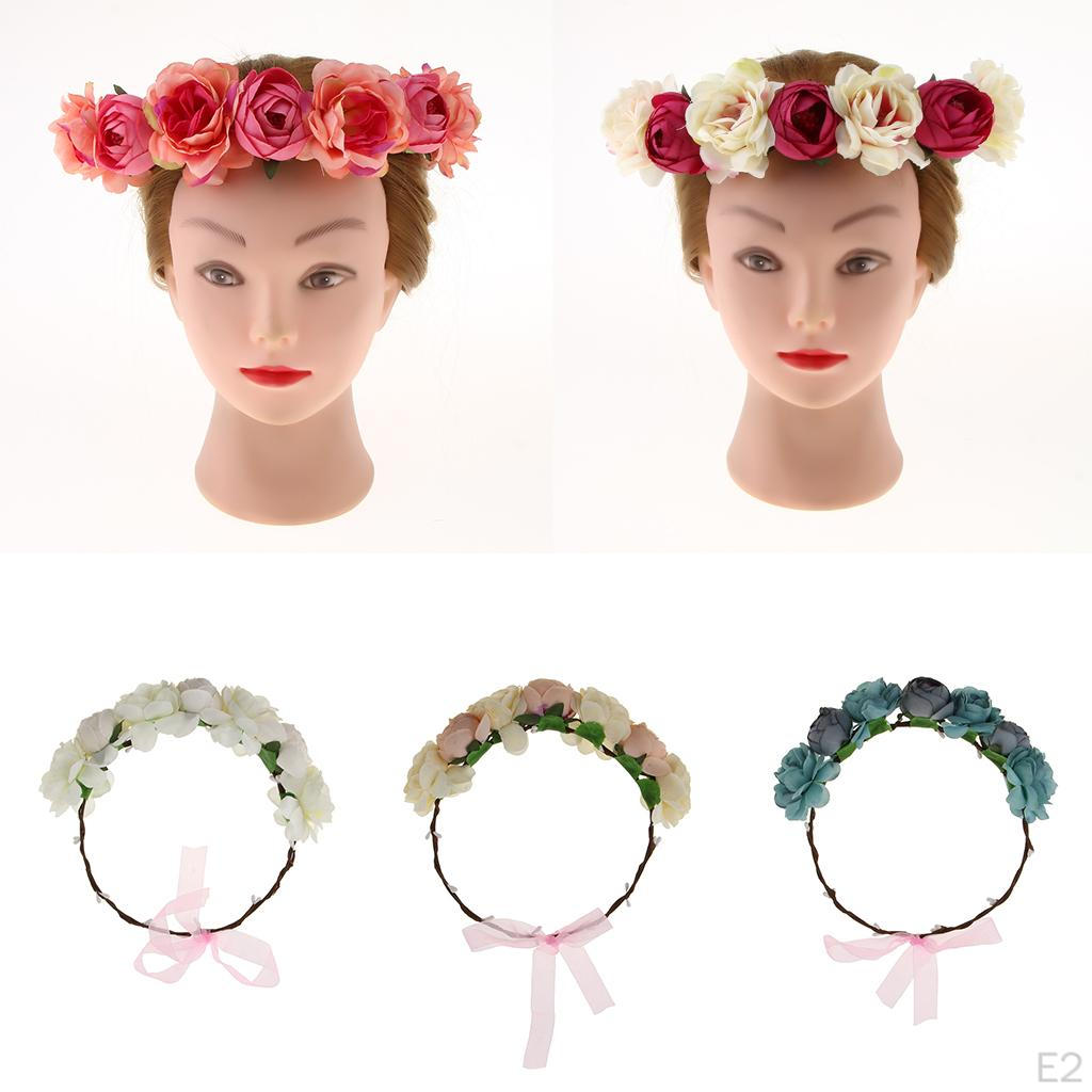Haarkranz Blumiges Stirnband Accessoires Für Party