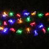 20/30 Led Solar Powered Butterfly Fiber Optic Fairy String Lights Waterproof Christmas Outdoor Garden Holiday Decoration Lights