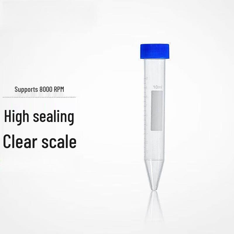 Aokewen 10mL Plastic Centrifuge Tubes with Screw Cap